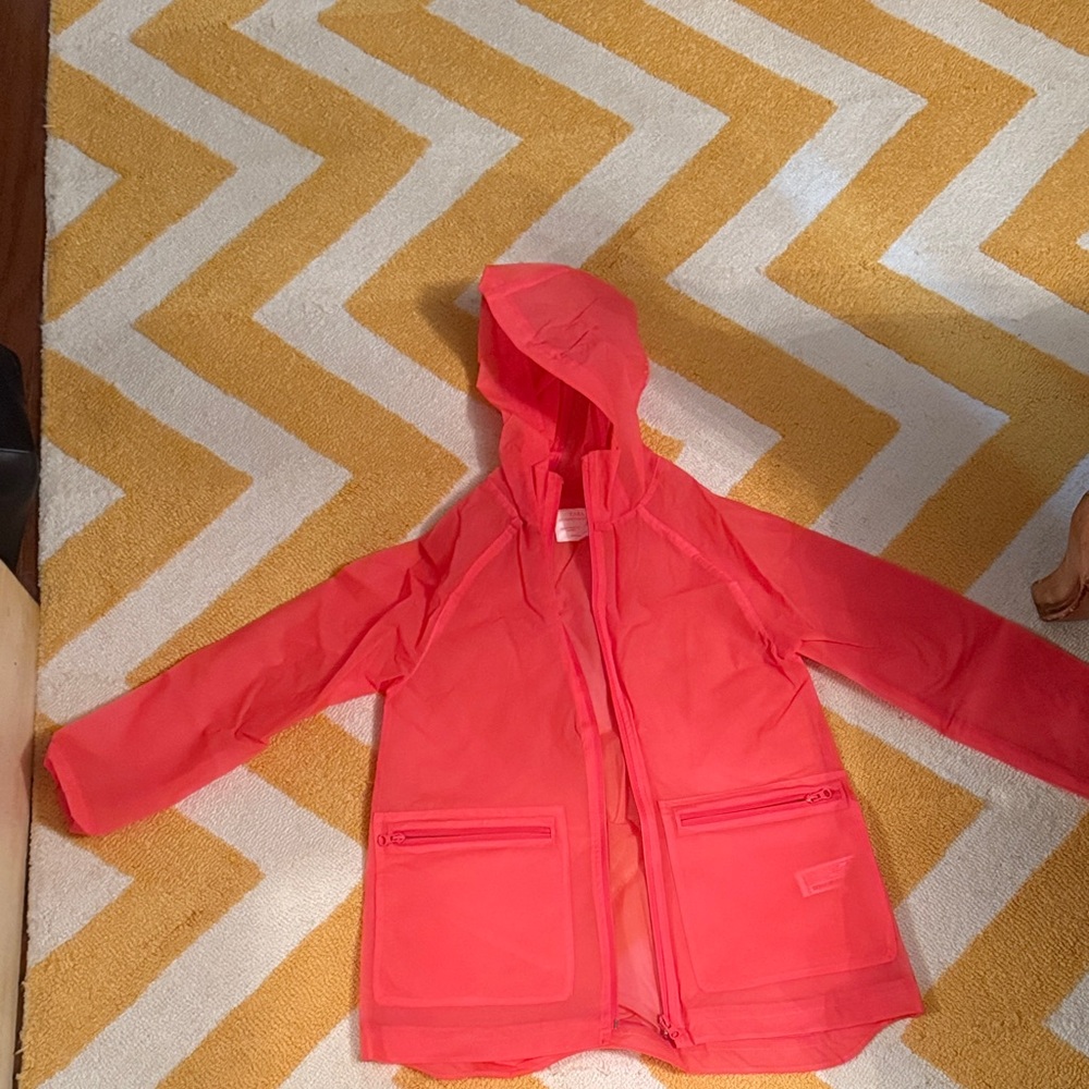 Kids Coral Hooded Jacket